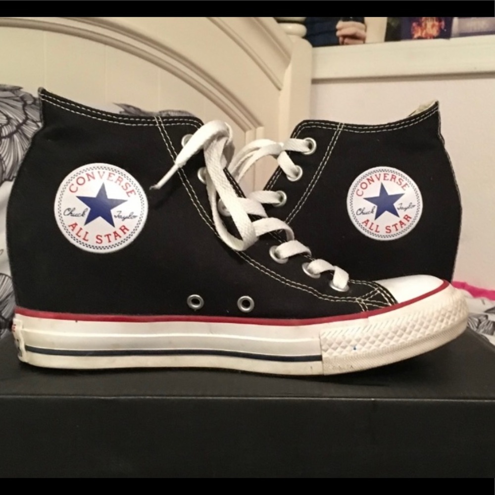 Converse wedge shoes!